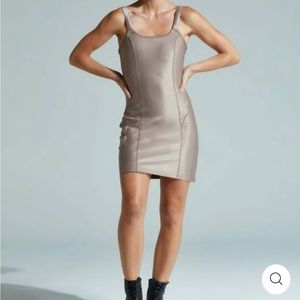 Noli M Liquid Dress in Almond NWT